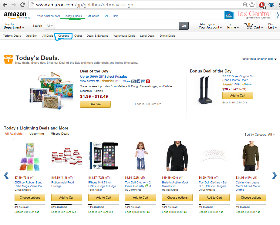 amazon listings