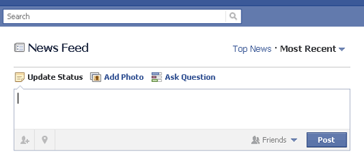 facebook status