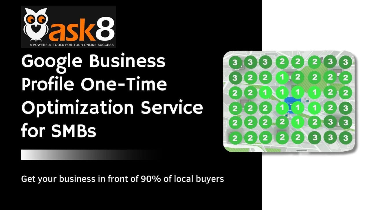 One-Time Google Business Profile Optimization by Ask8