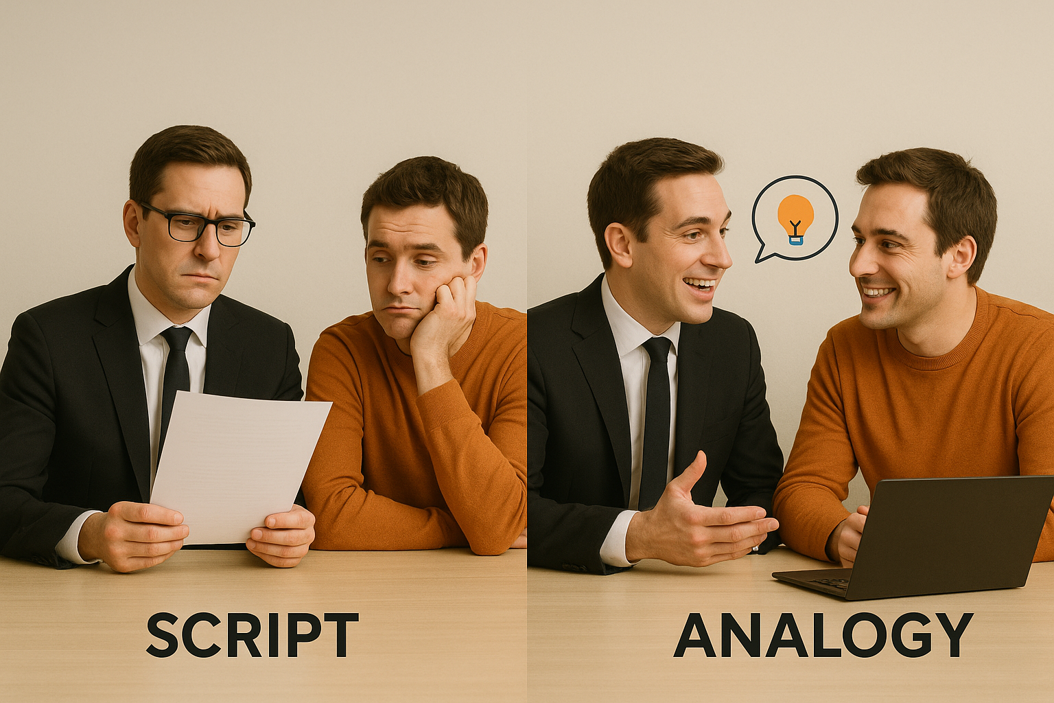 👉 Why Analogies Beat Scripts in Sales (and How to Create Your Own in Seconds)