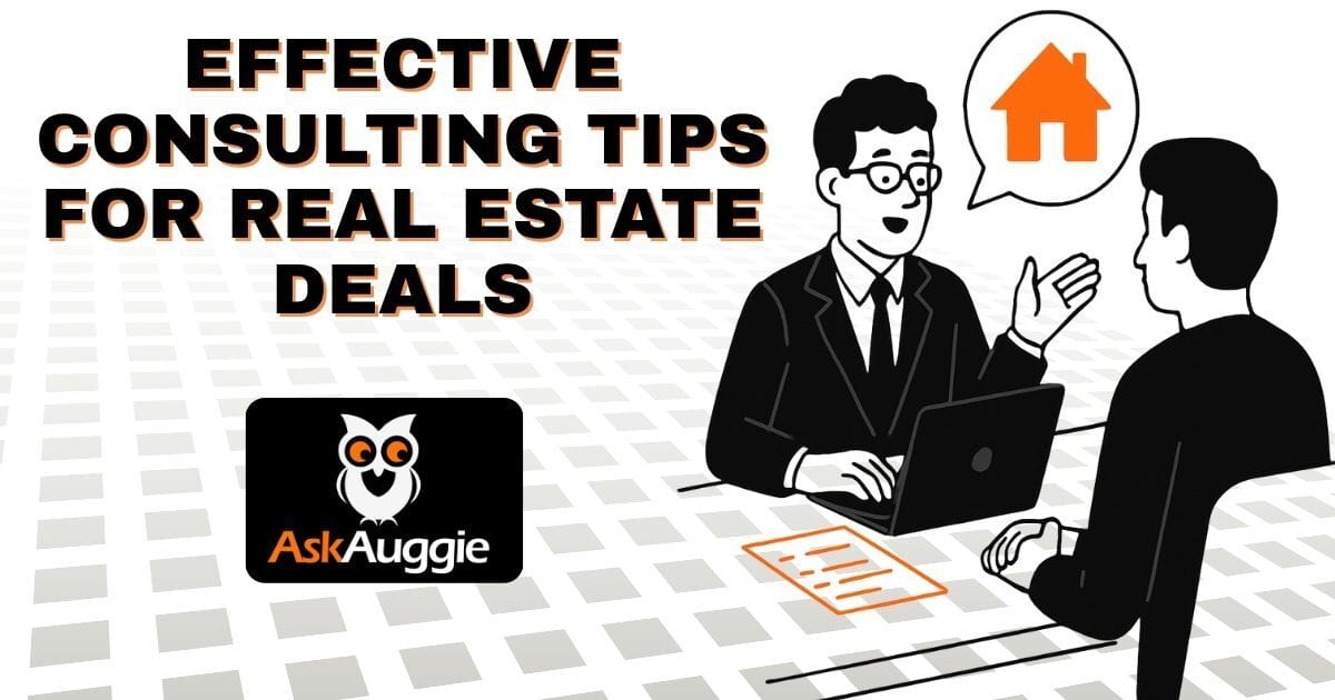 Effective Consulting Tips for Real Estate Deals